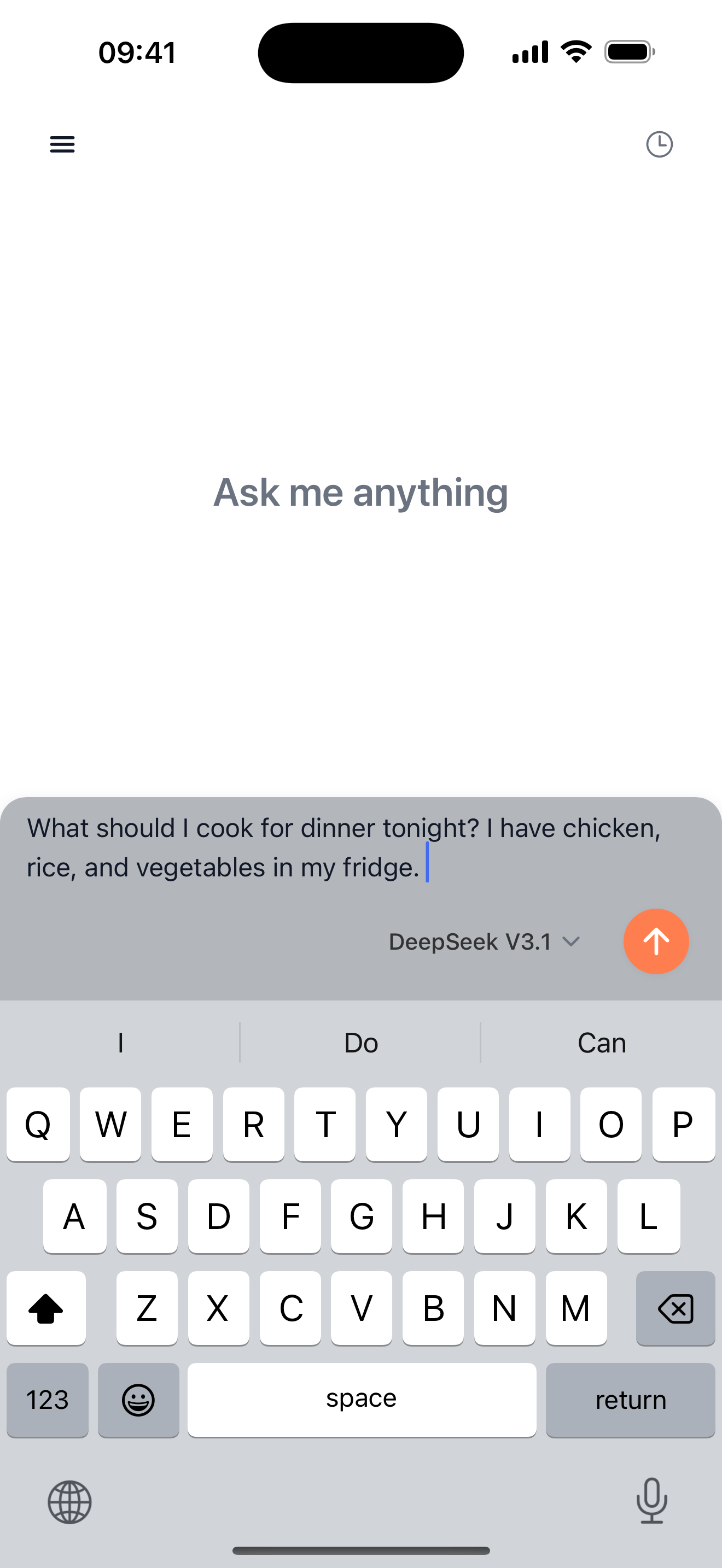 Iolanta AI Chatbot Mobile Interface